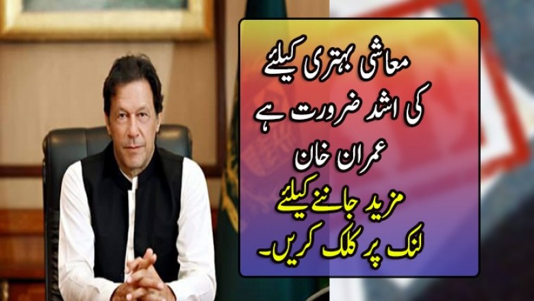 معاشی بہتری کیلئے قرض کی اشد ضرورت ہے: عمران خان
