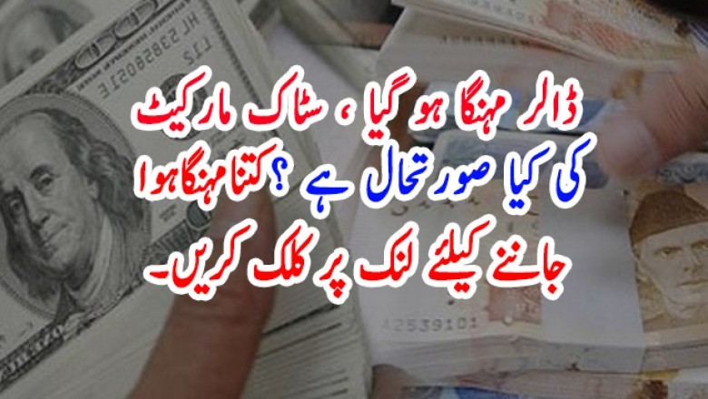 ڈالر مہنگا ہو گیا ، سٹاک مارکیٹ کی کیا صورتحال ہے ؟ جانئے