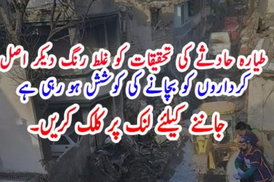 طیارہ حادثے کی تحقیقات کو غلط رنگ دیکر اصل کرداروں کو بچانے کی کوشش ہو رہی ہے