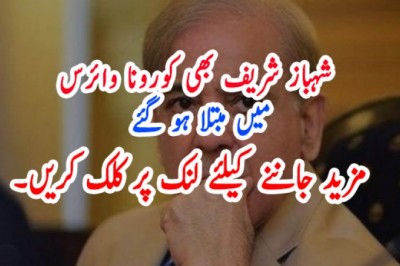 شہباز شریف کا کورونا ٹیسٹ بھی مثبت آگیا