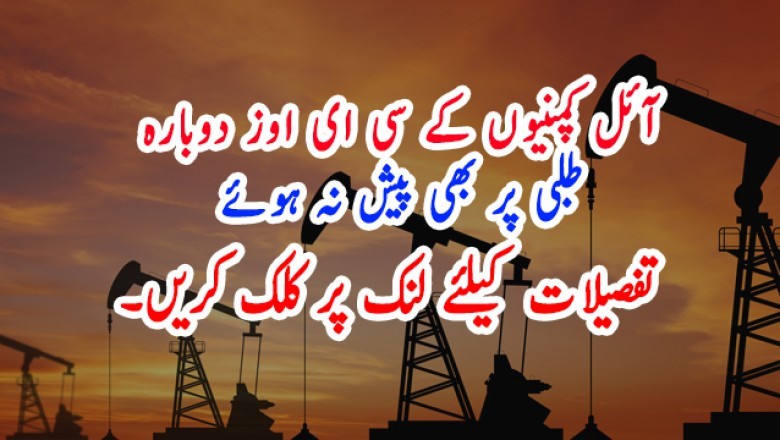 آئل کمپنیوں کے سی ای اوز دوبارہ طلبی پر بھی پیش نہ ہوئے