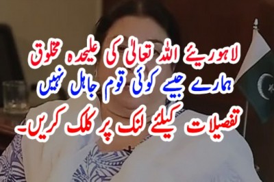 لاہوریئے اللہ تعالیٰ کی علیحدہ مخلوق، ہمارے جیسے کوئی قوم جاہل نہیں