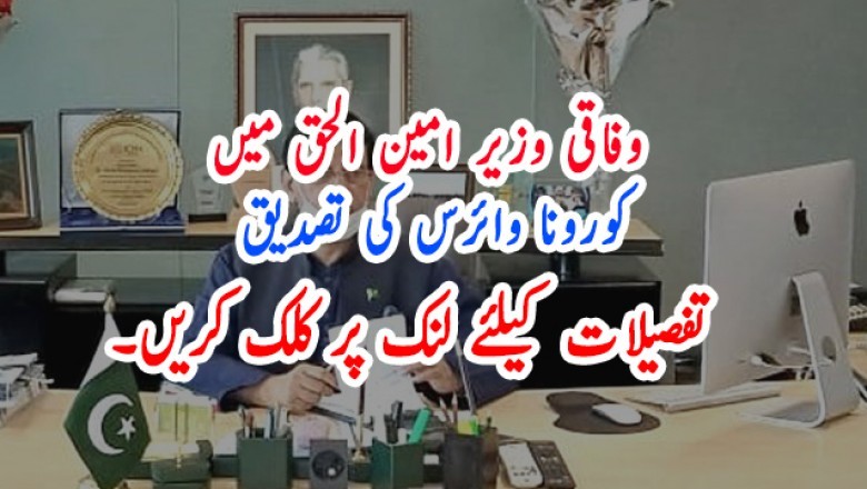 وفاقی وزیر امین الحق میں بھی کورونا وائرس کی تصدیق