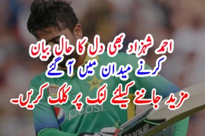 احمد شہزاد بھی دل کا حال بیان کرنے میدان میں آ گئے