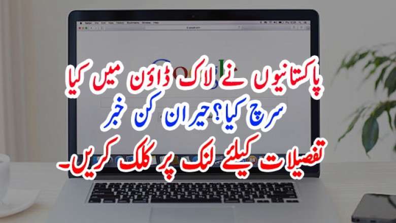 پاکستانیوں نے لاک ڈاؤن میں کیا سرچ کیا؟ گوگل نے تفصیلات جاری کردیں