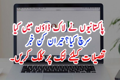 پاکستانیوں نے لاک ڈاؤن میں کیا سرچ کیا؟ گوگل نے تفصیلات جاری کردیں