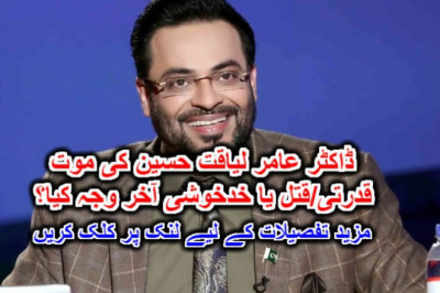 ڈاکٹر عامر لیاقت حسین کی موت قدرتی/قتل یا خدخوشی آخر وجہ کیا؟