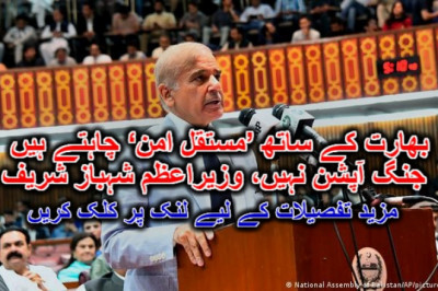 بھارت کے ساتھ ’مستقل امن‘ چاہتے ہیں، جنگ آپشن نہیں، وزیراعظم شہباز شریف