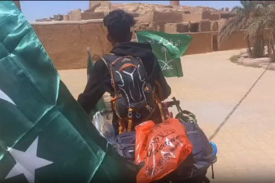 A Pakistani Man Rides His Bicycle To Madina In 85 Days To Perform Hajj