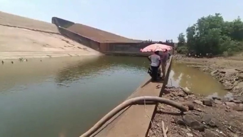 An Official Empties A Dam To Recover A Phone That Fell Into It