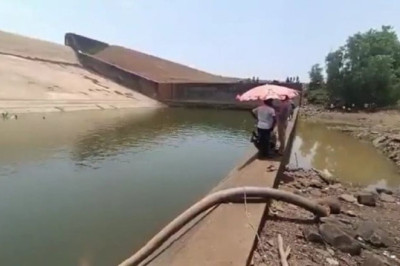 An Official Empties A Dam To Recover A Phone That Fell Into It