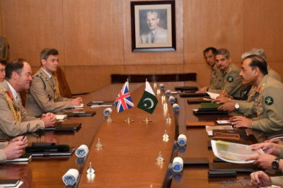 British CGS Applauds Pakistani Military's Sacrifices and Peacemaking Efforts