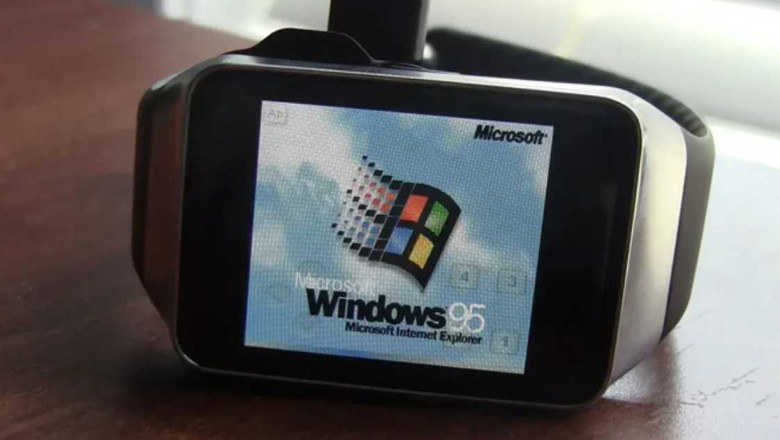 A Hacker Successfully Installs Windows 95 on a Smartwatch.