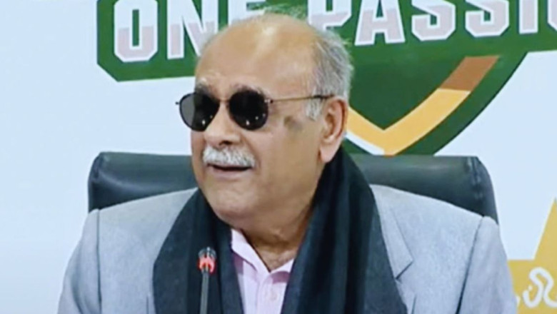 Najam Sethi drops out of the running for PCB chairman.